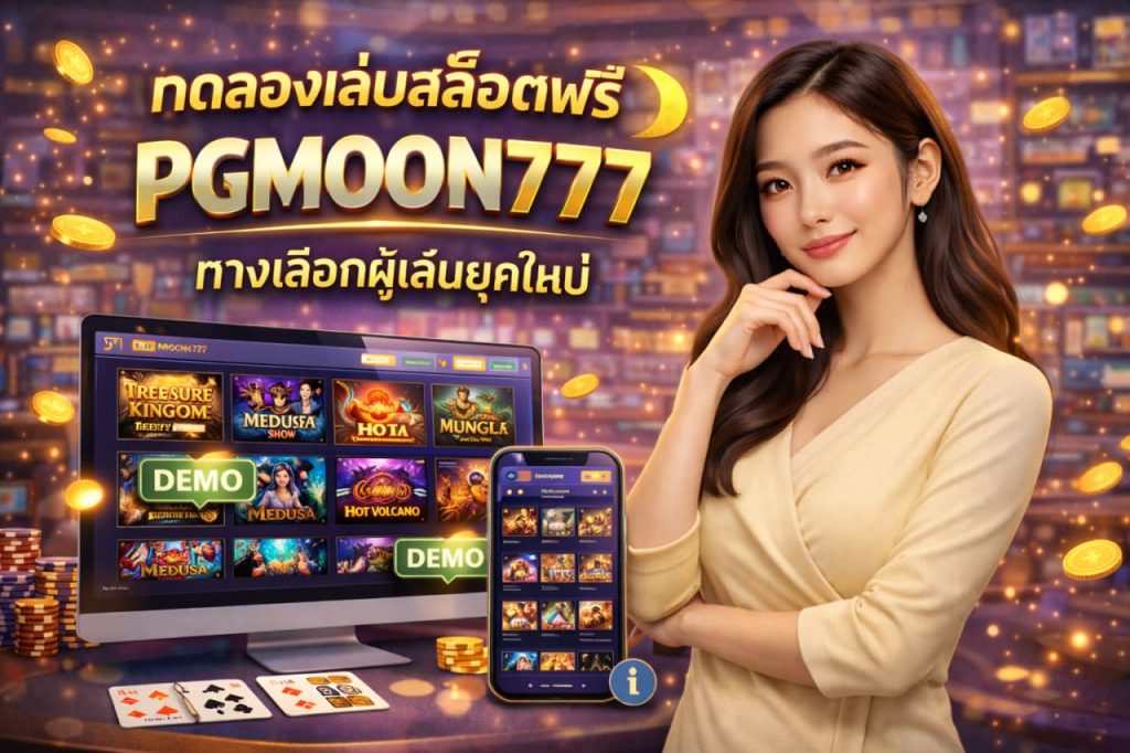 ทดลองเล่นสล็อตฟรี PGMOON777 ทางเลือกผู้เล่นยุคใหม่