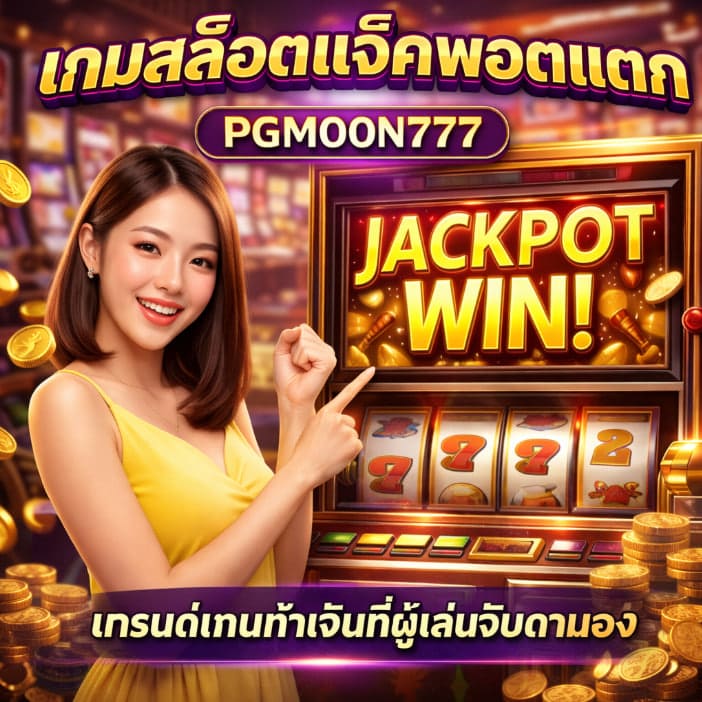 เกมสล็อตแจ็คพอตแตก รวมทุกความตื่นเต้นของการชนะครั้งใหญ่ที่ PGMOON777