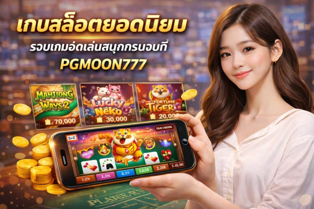 เกมสล็อตยอดนิยม รวมเกมฮิตเล่นสนุกครบจบที่ PGMOON777